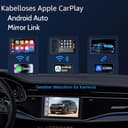 Haudio 2 Din Autoradio 7 Zoll HD Touchscreen, Wireless Apple CarPlay & Android Auto, Bluetooth, SWC | Universal(Pas de caméra) - 2