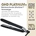 ghd Platinum+ Black Intelligent Professional Hair Straightener, Less Hair Breakage, More Shine and Colour Protection, Ultra Zone Technology, Optimal Comb Temperature 185ºC Homogeneous - 3