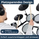 XDrum DD-530 Mesh Heads E-Drum set con taburet y auriculares - 5
