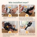 Pack de 2 filtros de repuesto compatibles con Bosch Unlimited Gen2 Serie 8 Aspiradora, Filtro para aspiradora Bosch 12036642,12023349 - 6