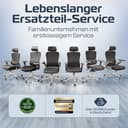 CLOUVOU BrightSeat Bürostuhl Ergonomisch [TESTSIEGER] Schreibtischstuhl 100% individuell einstellbar | Büro Stuhl & Gaming Stuhl | Computerstuhl Home Office Chair Ergonomic | Drehstuhl 150 kg - 7