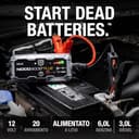 NOCO Boost GB40: Avviatore di Emergenza UltraSafe 1000A – Booster Batteria al Litio 12V, Caricabatteria Portatile Power Bank e Cavi Avviamento – Per Motori Benzina fino a 6.0L e Diesel fino a 3.0L - 2