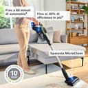 Bosch Unlimited 9 BBS921TBA Scopa Elettrica Senza Fili, Batteria 3.0 Ah, Tecnologia MicroClean, Compressore Slider, Luci LED, Verde - 12