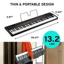 Korg Liano L1 - Piano digital portátil con teclado Premium "Soft-Touch" - Negro - 6