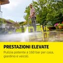 Kärcher idropulitrice K 6 Comfort Premium Home, pressione: 160 bar, portata: 510 l/h, superficie: 50 m²/h, peso: 18,2 kg, tubo ad alta pressione, avvolgitubo, ugello 4 in 1 Multi Jet, Home Kit - 2