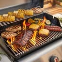 Utheer 304 Stainless Steel Grill Grates for Weber Spirit 2025 Front-Control Models, Fits Spirit E-210 E-310 E-325, 2PCS 7mm Solid Stainless Steel Replacement Grates, Replaces Weber 7637 - 6