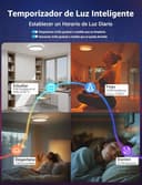 Lepro T1 AI Plafón LED Techo Inteligente, Lámpara Techo 24W 1800LM, Luz RGB y Blanca Regulable, Control de Voz, Sync Música, Funciona con Alexa, Google Home, Diseñador de Iluminación AI Personalizado - 7