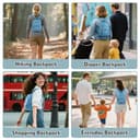 AOTIAN Nylon Lightweight Sturdy Little Casual Backpack 7 L Light Blue - 6