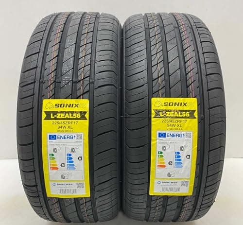 2 X 225 45 17 SONIXRUNFLAT 225/45ZRF17 94W XL M+S EXTRA LOAD TYRES 2254517ZRF