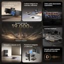 DREAME L40s Pro Ultra Aspiradora Robot, 19.000 Pa, Cepillo Doble HyperStream, Acceso a Altura de 4 cm, Cepillo Lateral Extensible y Elevable, Limpieza con Mopa de Agua Tibia a 75 °C, Autolimpieza 3.0 - 11