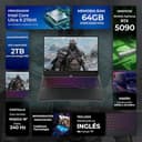 Lenovo Legion Pro 7i 16" WQXGA OLED Glossy 240Hz, Gaming Laptop, Eclipse Black, Intel Core Ultra 9 275HX 2.1GHz; NVIDIA GeForce RTX 5090 24GB GDDR7; 64GB DDR5 RAM; 2X 1TB NVMe SSD, Windows 11 Pro - 3