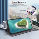 BLOTECH Glossy Surface Wallet for OPPO Realme GT Neo6 Sparkle Glitter PU Leather Cover with Soda-drinking tiger cub Pattern Cute Phone Pocket for Women Girls Phone Protective Flip Case - 4