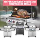 Nordic Bbq Store Parti di ricambio per barbecue NAPOLEON P500RSIBPSS-3 Prestige 500 a 4 fuochi a gas propano liquido a infrarossi, piastre di cottura e bruciatori per barbecue Napoleon P500RSIBPK-3 - 3