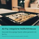 Siemens HR776G1B1 iQ700 - Horno inteligente empotrable con función de vapor, 60 x 60 cm, fabricado en Alemania, color negro, pirólisis activeClean e hidrólisis humidClean, Air Fry, programas - 7