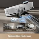 dreame X50 Ultra Complete Saugroboter mit Wischfunktion,20.000Pa Saugkraft,6 cm Hindernisfreiheit, mit Wischfunktion&Hebarem Wischmopp,KI-Hindernisvermeidung und 360° Navigation - 2