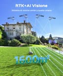 YARDCARE N1600PRO – Robot tagliaerba senza filo perimetrale con navigazione RTK & Vision, fino a 1600 m² percorso di taglio a U, gestione multi-area, controllo tramite app - 2