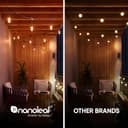 nanoleaf Matter Essentials, 15M Outdoor LED String Lights Expansion Pack (RGBICW) - Smart Multicolor Lights with 16M+ Colours, IP65 Waterproof, 20 addressable LED Bulbs, WiFi, Bluetooth & Matter - 3