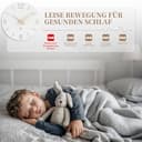 Warminn Funkuhr MDF Holz Wanduhr Ohne TickgeräUsche Lautlos 30cm Quarz Batterie Groß Einfach zu Lesen für Zimmer Zuhause KüChe Schlafzimmer Büro Schule - 4