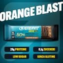 Enervit Pure-Pro Protein Bar 50% Orange Blast, Barrette Proteiche Senza Zucchero e Senza Glutine, Snack Proteici con 30g Proteine Ideale Post Workout Intensi, Ripieno Gusto Arancia, 25 Barrette da 55g - 2