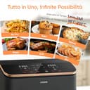 COSORI Friggitrice ad Aria Doppio Cestello, 8,5 Litri Grande Capacità del Air Fryer, Funzione 8 in 1, 35-230°C, Veloce ed Efficiente, Finestra, CAF-R903, Oro - 4