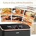 COSORI Friggitrice ad Aria Doppio Cestello, 8,5 Litri Grande Capacità del Air Fryer, Funzione 8 in 1, 35-230°C, Veloce ed Efficiente, Finestra, CAF-R903, Oro - 4