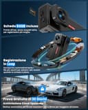 Dash Cam Auto 4G LTE con SIM, Doppia Telecamera per Auto Atti Vandalici, Parcheggio 24/7, Allerte Istantanei, Live-Video & Audio Bidirezionale, GPS, Cloud & SD, Anti-Furto per Flotte & Famiglie - 7