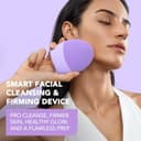 FOREO LUNA 4 - Cepillo de limpieza facial - Masajeador facial reafirmante - Cuidado antienvejecimiento - Mejora la absorción - Herramientas simples para el cuidado de la piel - Piel sensible - 2