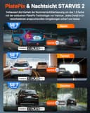 VANTRUE N4S 3 Lens STARVIS 2 Dashcam Auto, 5GHz WiF GPS 1944P+ 1440P+ 2.5K Dash Cam, 3 Channel HDR Nachtsicht Dashcams 10S. Puffer Parkmodus, LTE Optional, Sprachsteuerung, Max 1TB - 4