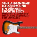 Squier by Fender Debut Collection HT HSS Stratocaster E-Gitarre, Laurel Griffbrett, Weißes Schlagbrett, 2 Tone-Sunburst - 3
