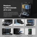 roborock QV 35A Set Robot Aspirapolvere, Antigroviglio, 8000Pa, Panno Sollevabile, Autolavaggio, Asciugatura ad Aria, Stazione Tutto in Uno, Evitare Ostacoli, Strategie di Pulizia dei Tappeti, Nero - 5