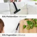 Bosch Staubsauger mit Beutel ProSilence Serie 8 BGB75XSIL, Bodenstaubsauger, ideal für Allergiker, Hygiene-Filter, 10 Jahre Motorgarantie, Hartbodendüse, langes Kabel, Made in Germany, 650 W, weiß - 9