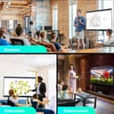 NearHub Board S65 Smart Whiteboard 4K Multi-Touch 8GB+128GB, trabajo híbrido con cámara/micrófono/altavoz, lienzo de colaboración, colaborar y almacenamiento en la nube, con soporte de pared - 8