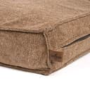 jamaxx-pets Premium Hundekissen Orthopädische Füllung, Waschbar Bezug aus Edlem Chinelle Stoff, Weiche Kompakte Füllung mit Visco Schaumstoff-Flocken Memory, PDB1003 65x50 (S), braun - 5