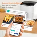 Cosori Dual Blaze Air Fryer WiFi 6,4L, Freidora de Aire sin Aceite 11 en 1, Temperatura y Tiempo Ajustables, 90+ Recetas en la App Creadas por Chef en Español, Apto para Lavavajillas, Blanca - 5