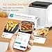 Cosori Dual Blaze Freidora de Aire, Air Fryer WIFI 6,4L, 11 en 1, Freidora sin Aceite, Más de 90 Recetas en la App Creadas por Chef en Español, Blanca, con Doble Resistencia, CAF-P585S - 5