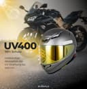 Everalo Visier Kompatibel Mit Shoei Nxr 2 - Z8 - Xspr Pro - X15 - Cwr F2 – Pinlock-Ready Helmvisier (Gold Chrom) - 10