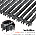 GFTIME 44 x 30CM 7525 Grill Grates for Weber Spirit Spirit I & II 300, E310 E320 S310 S320 Series, Gas Grill Porcelain Enameled Cooking Grids For Weber 700/900, Genesis Silver B/C, 7527 7638 7639 - 5