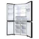 Haier CUBE 83 SERIE 7 HCR7818DWPT Frigorifero Congelatore/Particolarmente efficiente dal punto di vista energetico/Distributore di acqua/Daylight/HumidityZone/Air Surround/Nero opaco - 4