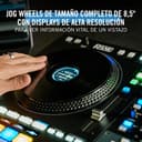 RANE FOUR Controlador DJ Stems Avanzado, 4 Canales, Jog Wheels de 8.5 Pugadas + Displays, Mezclador DJ con FX Internos, Serato DJ Pro + Pitch 'n Time DJ - 4