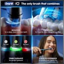 Oral-B iO10 Electric Toothbrushes Adults, Gifts For Women / Men, 1 Handle, 3 Toothbrush Heads, Charging Travel Case, Toothbrush Head Holder, 7 Modes, 2 Pin Plug, Cosmic Black, Oral B IO Toothbrush - 4
