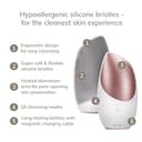 GESKE | Dispositivo SmartAppGuided™ Sonic Thermo Facial Brush | 6 in 1 | Pulizia della pelle | Spazzola per la pulizia con funzione riscaldante | Massaggiatore facciale | Spazzola viso elettrica - 2