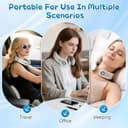 Electric Neck Massager with Heat, Neck Massager for Neck Pain Shoulder, 4 Head Cervical Spine Massage with 6 Mode & 9 Intensity Levels, USB Charging Nerve Massager for Women/Men/Mom/Dad Gifts - 6