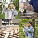 Stokke Tripp Trapp Hochstuhl (Fjord Blue) mit Stokke Tray (White) - ein verstellbares, ergonomisches und leicht zu reinigendes Babyset für Kinder im Alter von 6-36 Monaten - 5