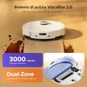roborock Q10 S5 Robot Aspirapolvere, 10.000Pa, Panno Sollevabile, Pulizia VibraRise 2.0(3000 volte/min), Anti-groviglio, Evitamento degli Ostacoli, Strategie dei Tappeti, Controllo APP, Bianco - 4