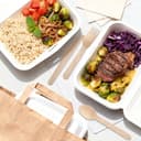 150 Stück Holzbesteck Set – 50 Gabeln, 50 Messer, 50 Löffel – Nachhaltiges Besteckset, umweltfreundliches Besteck Set als Alternative zu Einweggeschirr, ideal als Camping Besteck & Reisebesteck - 6