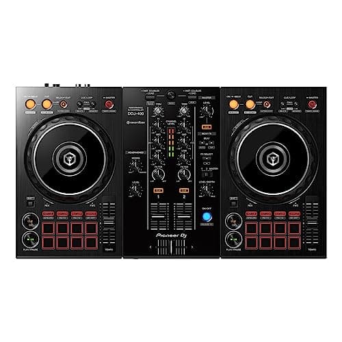 Pioneer DJ - Controller DJ DDJ-400 digitale a 2 piani per software rekordbox dj (incluso), con 16 performance pad e interfaccia USB a 2 canali