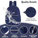 AOTIAN Nylon Lightweight Sturdy Little Casual Backpack 7 L Deep Blue - 5