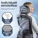 CLOUVOU BrightSeat Bürostuhl Ergonomisch [TESTSIEGER] Schreibtischstuhl 100% individuell einstellbar | Büro Stuhl & Gaming Stuhl | Computerstuhl Home Office Chair Ergonomic | Drehstuhl 150 kg - 3