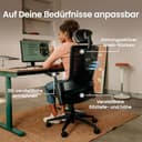 Ergotopia NextBack | Ergonomischer Bürostuhl 150kg belastbar gegen Rückenschmerzen | Schreibtischstuhl ergonomisch | Bürostuhl ergonomisch Testsieger, Office Chair - 5 Jahre Garantie - 5