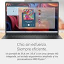 DELL 15 Portátil DC15255 – 15,6" FHD 120Hz, AMD Ryzen 7 7730U, 16GB RAM, 1TB SSD, AMD Gráficos Radeon™, Webcam HD, Windows 11 Home, Teclado QWERTY Español, Color Negro - 2
